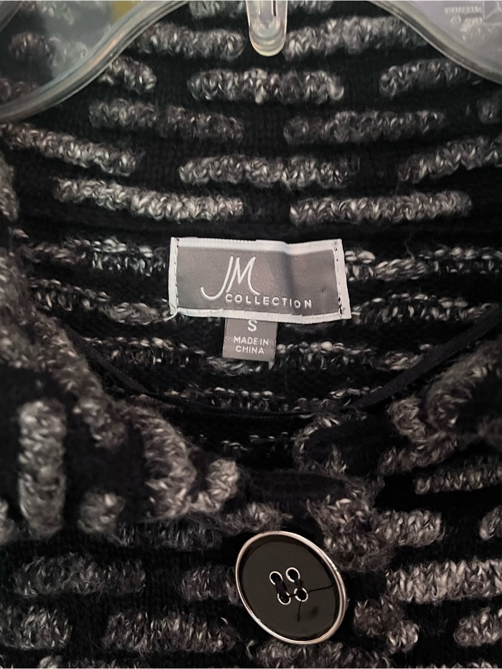 JM Collection Textured Knit Cardigan - Picture 2 of 11